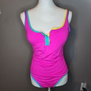 B2PRITY Pink One-Piece Swimsuit